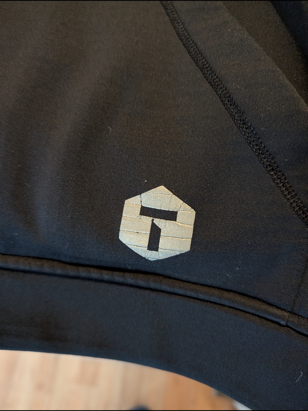Technical Performance Black Pullover Hoodie - Picture 5 of 7